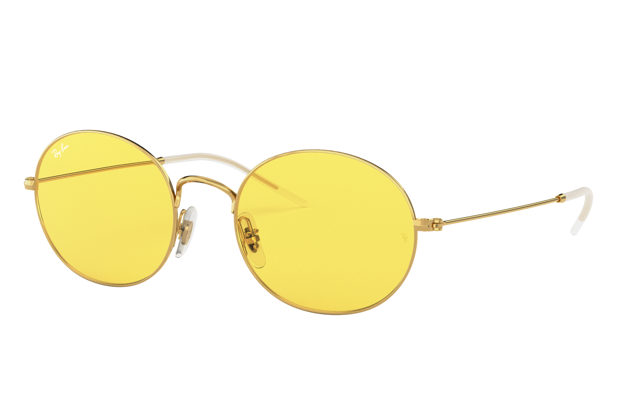 yellow ray ban glasses