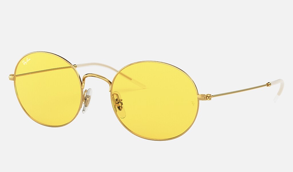 Voorbeeld munitie ijsje Ray-ban Beat Festival Edition Sunglasses in Gold and Yellow | Ray-Ban®