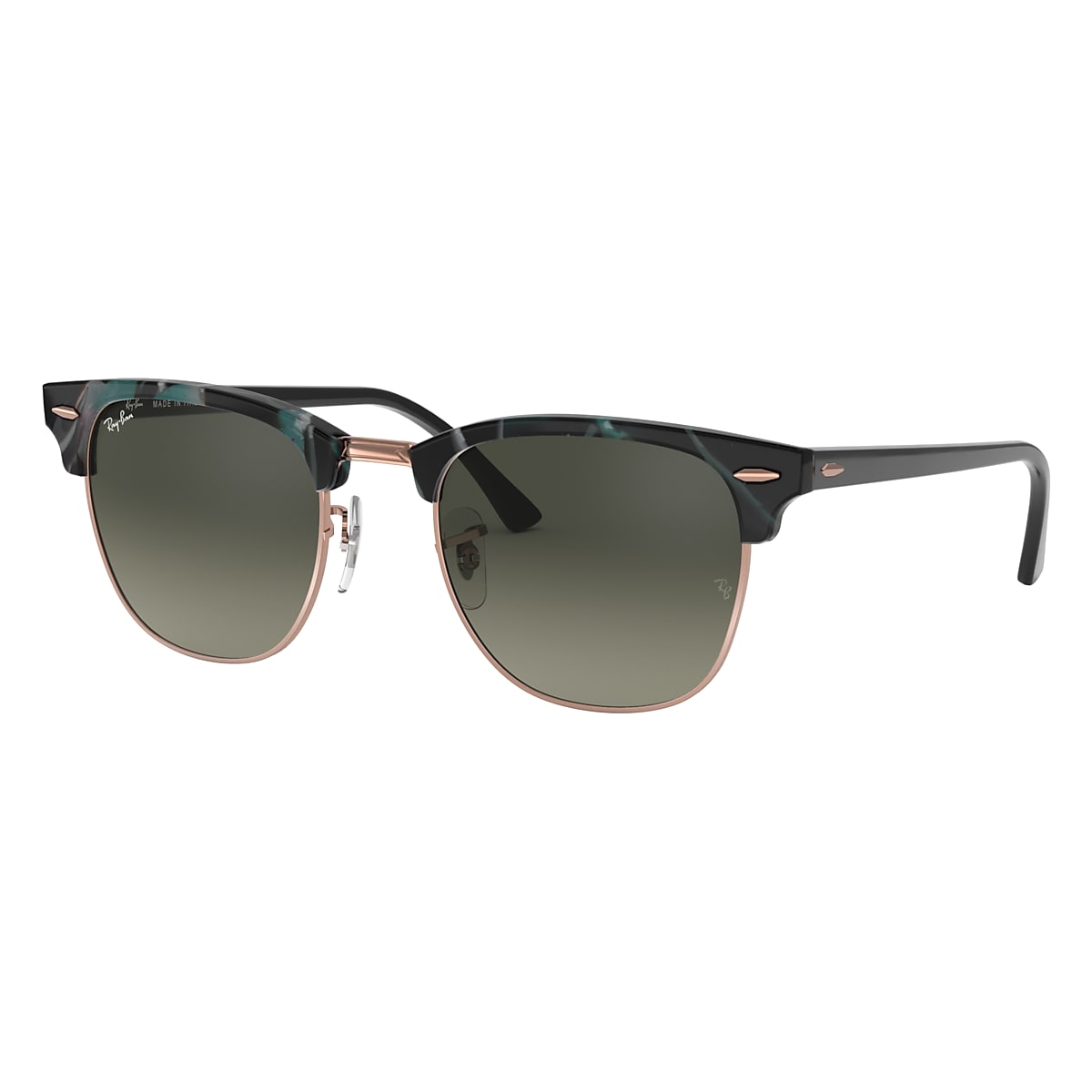 CLUBMASTER FLECK Sunglasses in Grey Green and Grey Gradient CLUBMASTER FLECK Sunglasses in Grey Green and Grey Gradient