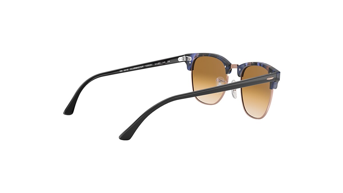 CLUBMASTER FLECK Sunglasses in Brown & Blue and Light Brown CLUBMASTER FLECK Sunglasses in Brown & Blue and Light Brown