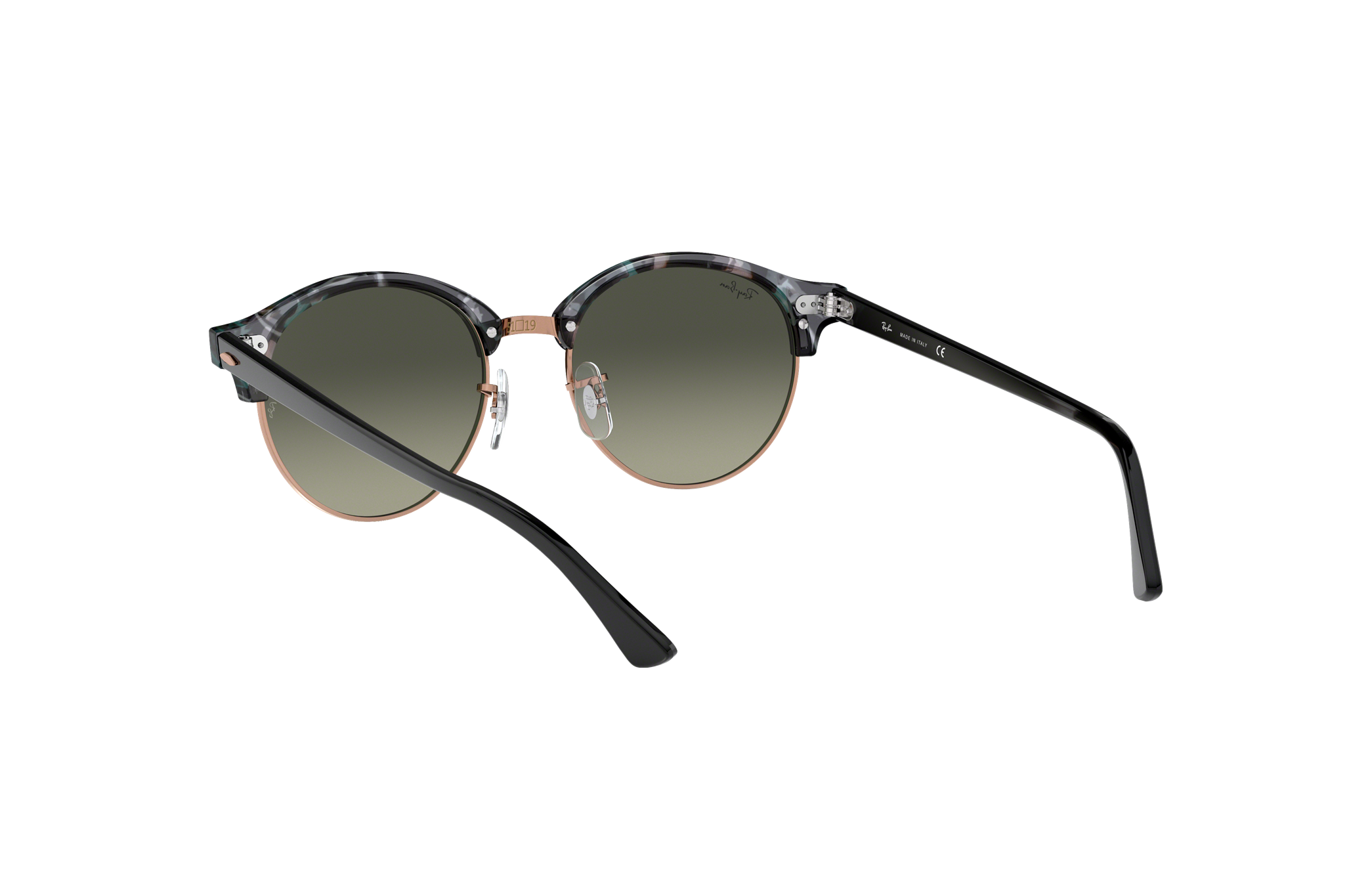 ray ban clubround fleck