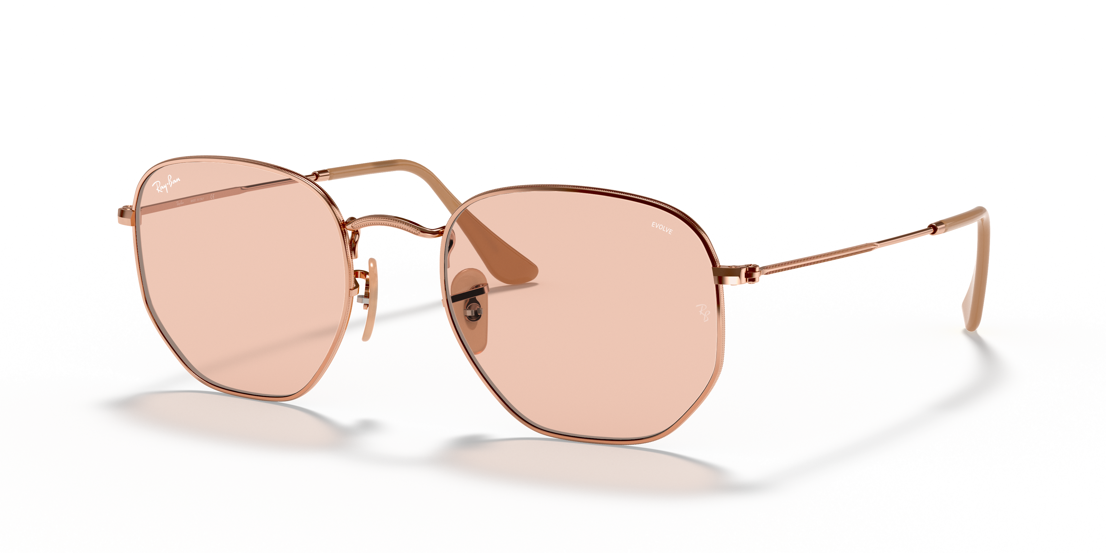 light pink ray bans