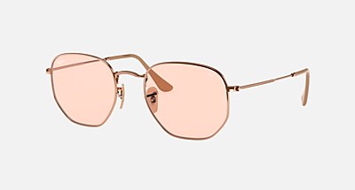 HEXAGONAL WASHED EVOLVE Sunglasses in Copper and Evolve Light Brown -  RB3548N | Ray-Ban®