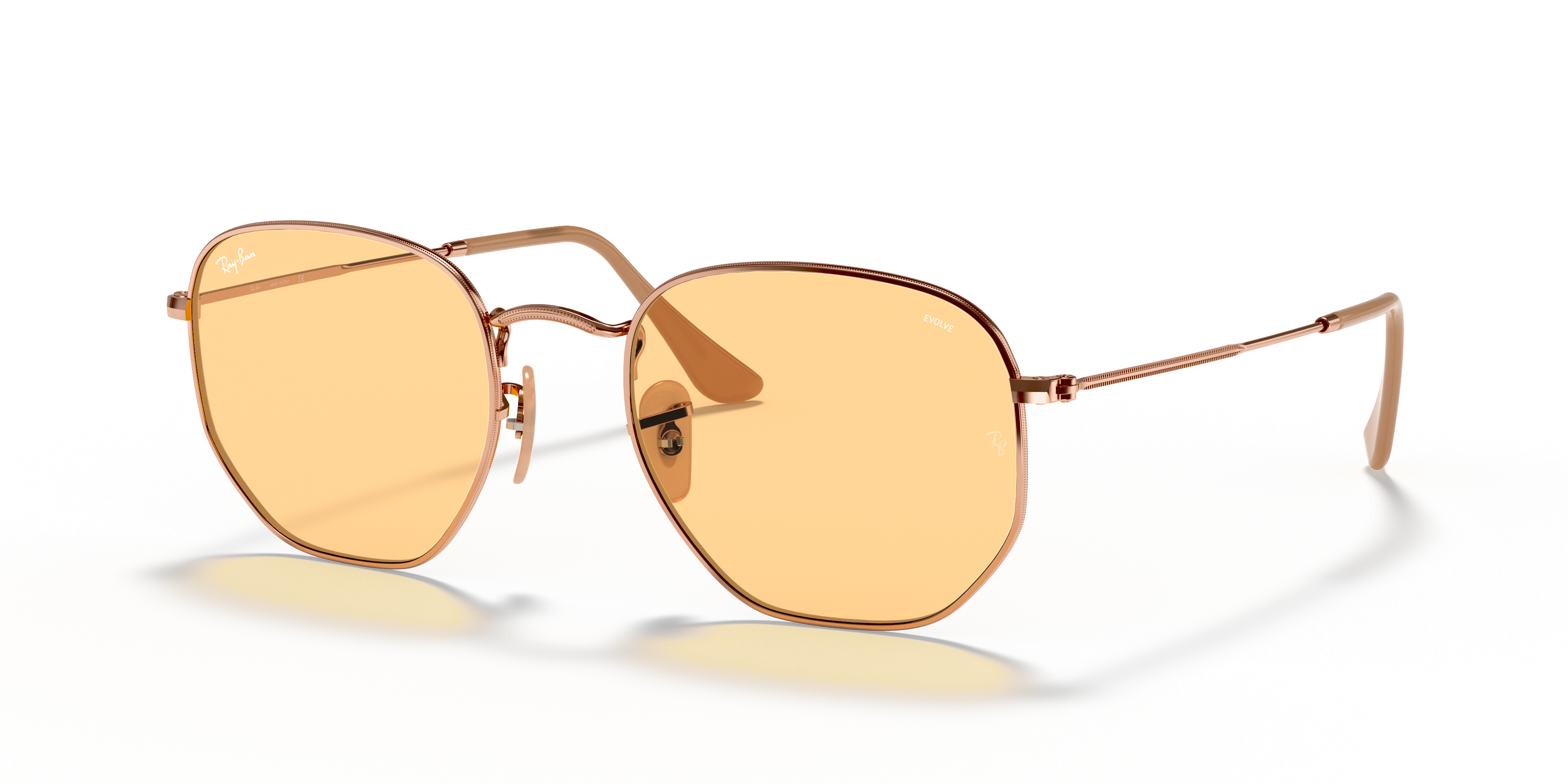 ray ban sunglasses round gold