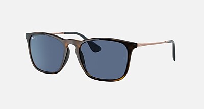 CHRIS Sunglasses in Black and Grey - RB4187 | Ray-Ban®