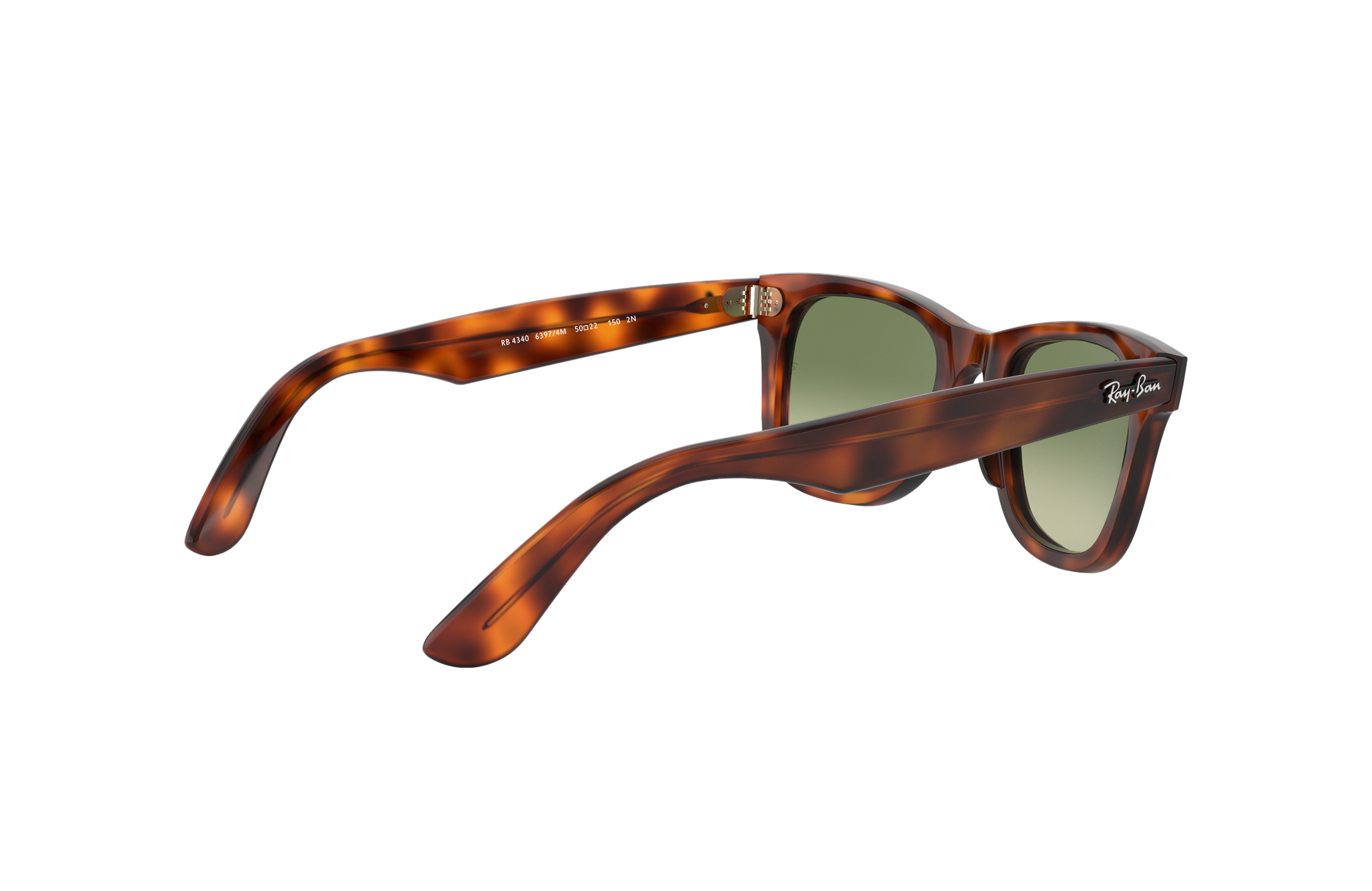Occhiali da Sole Wayfarer Ease in Tartarugato e Verde | Ray-Ban®