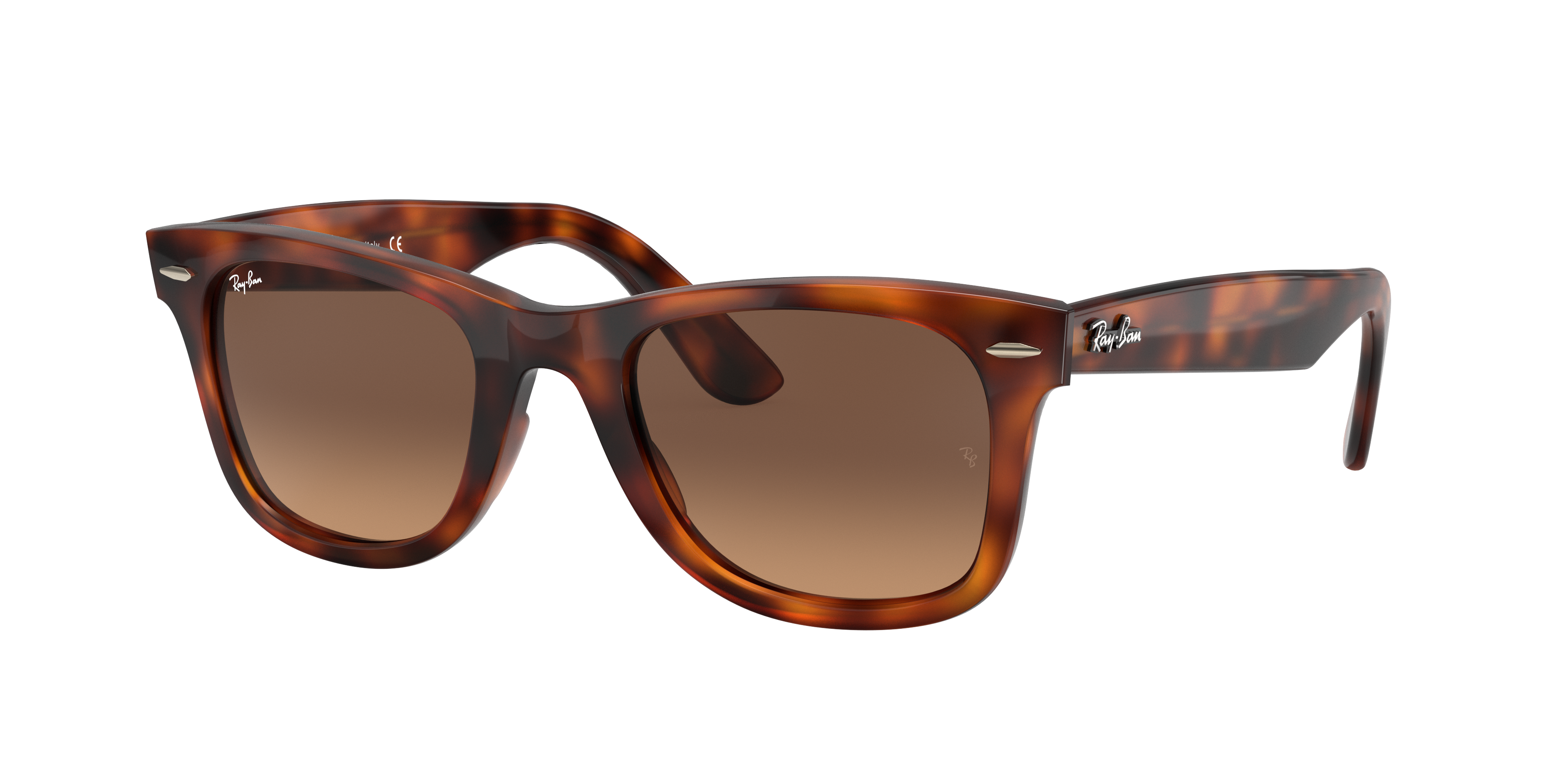 Wayfarer Ease Sunglasses in Red Havana and Brown - RB4340 | Ray-Ban® US