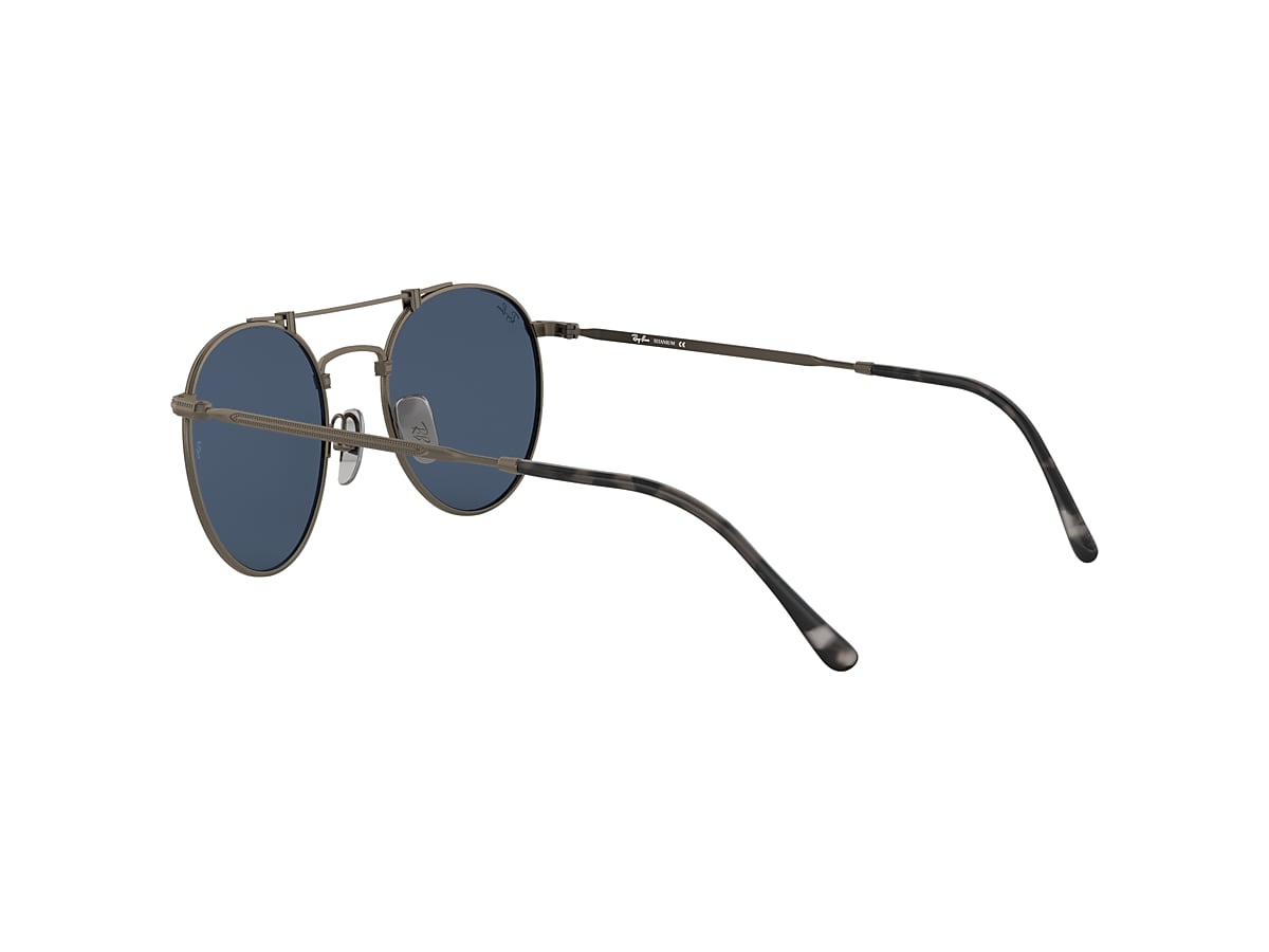 レイバン公式ストア】 Ray-Ban® ROUND DOUBLE BRIDGE TITANIUM 