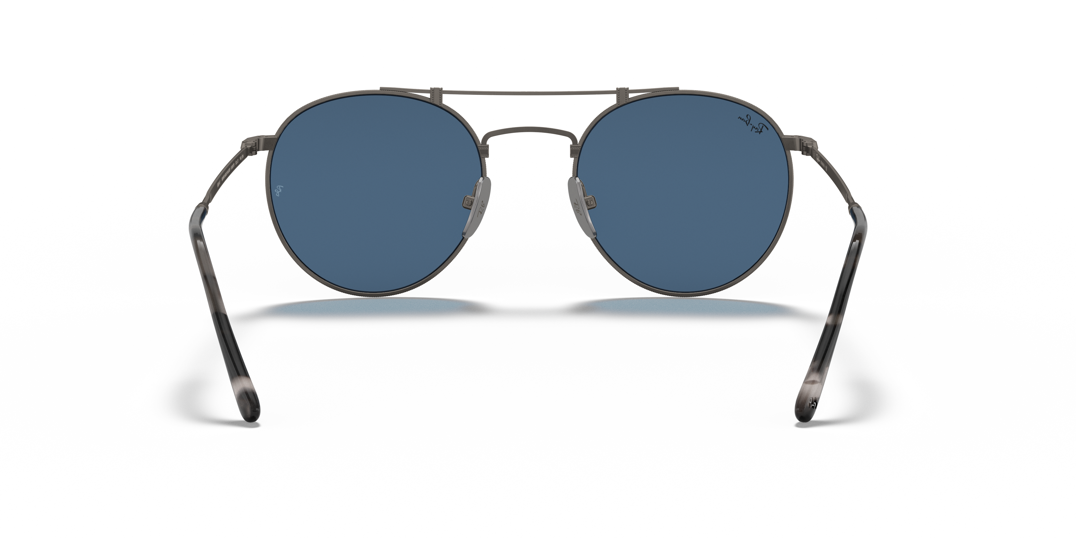 ray ban round titanium