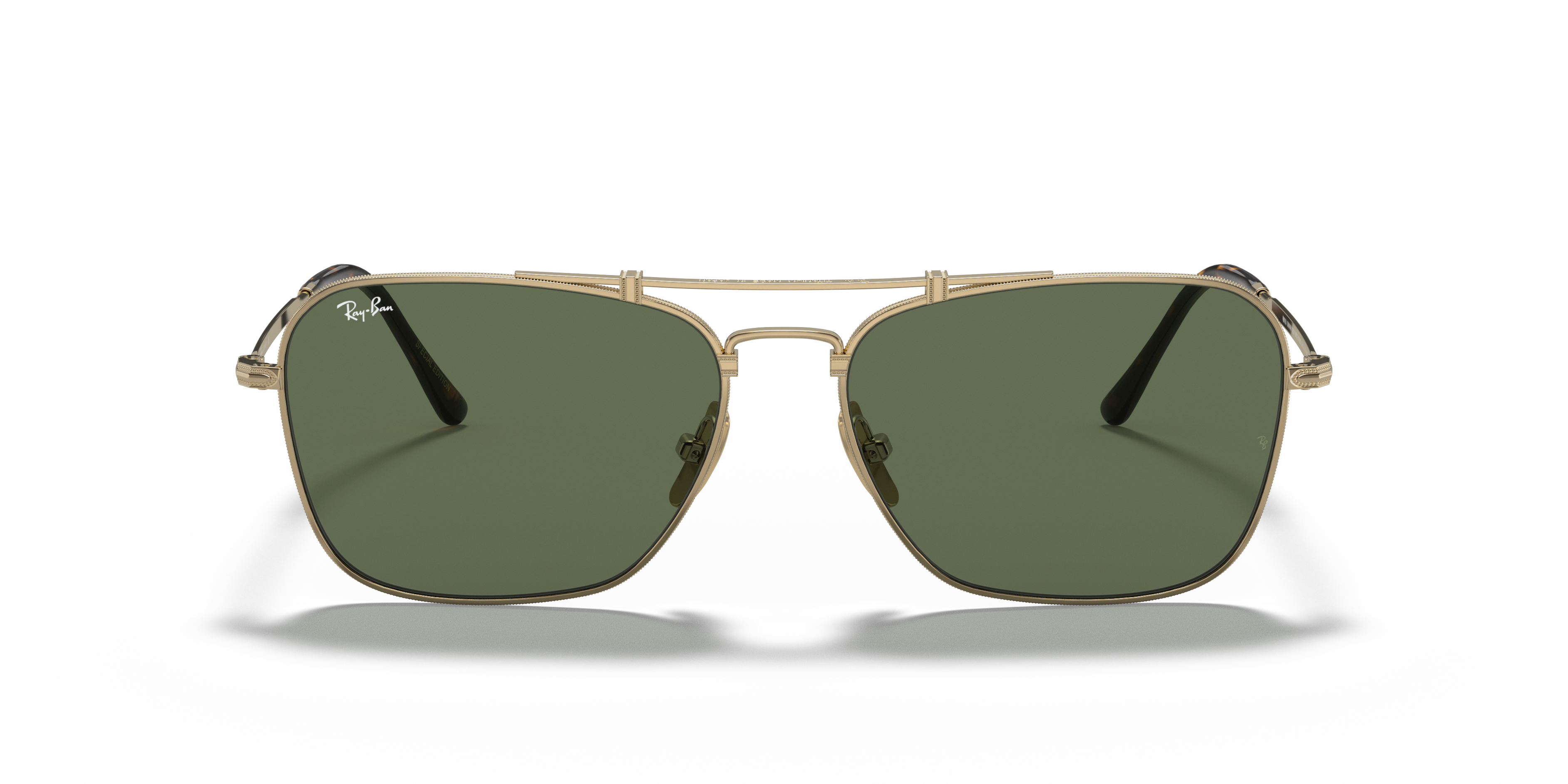 ray ban caravan 58mm gold