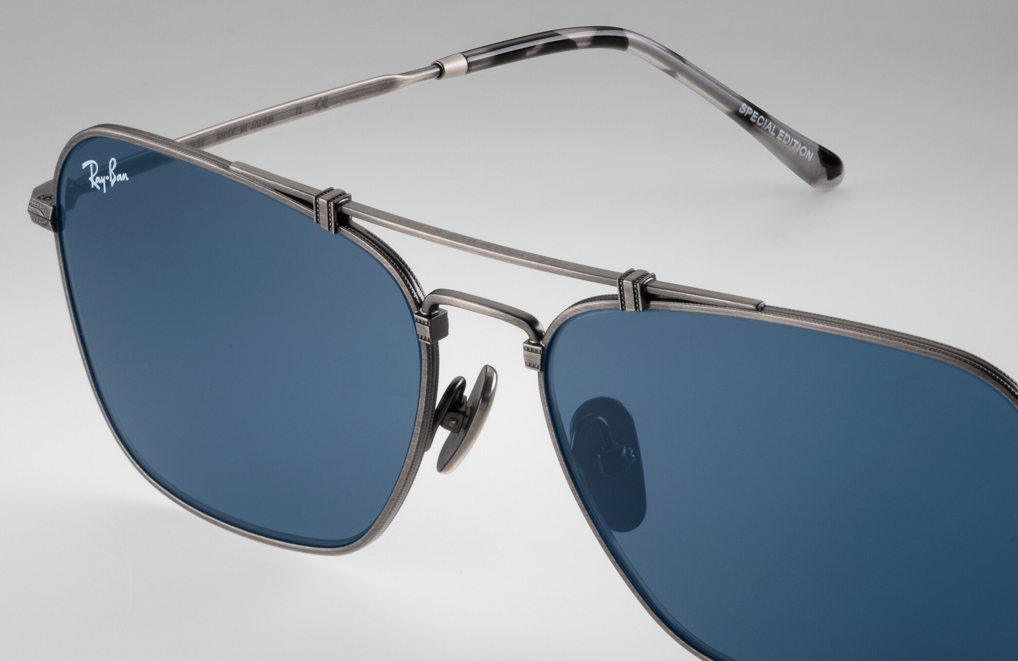 ray ban caravan titanium polarized