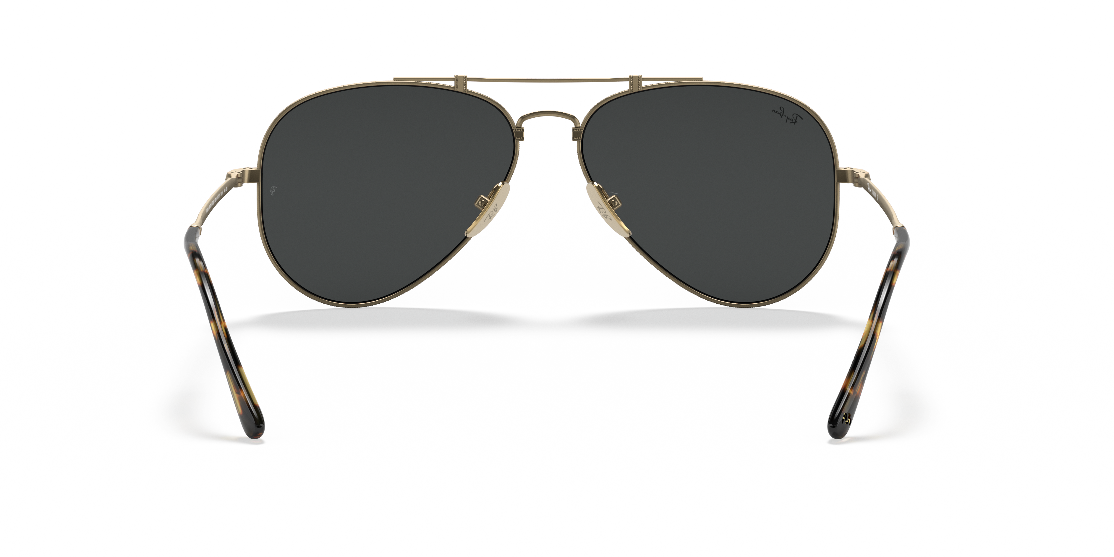 ray ban aviator titanium polarized