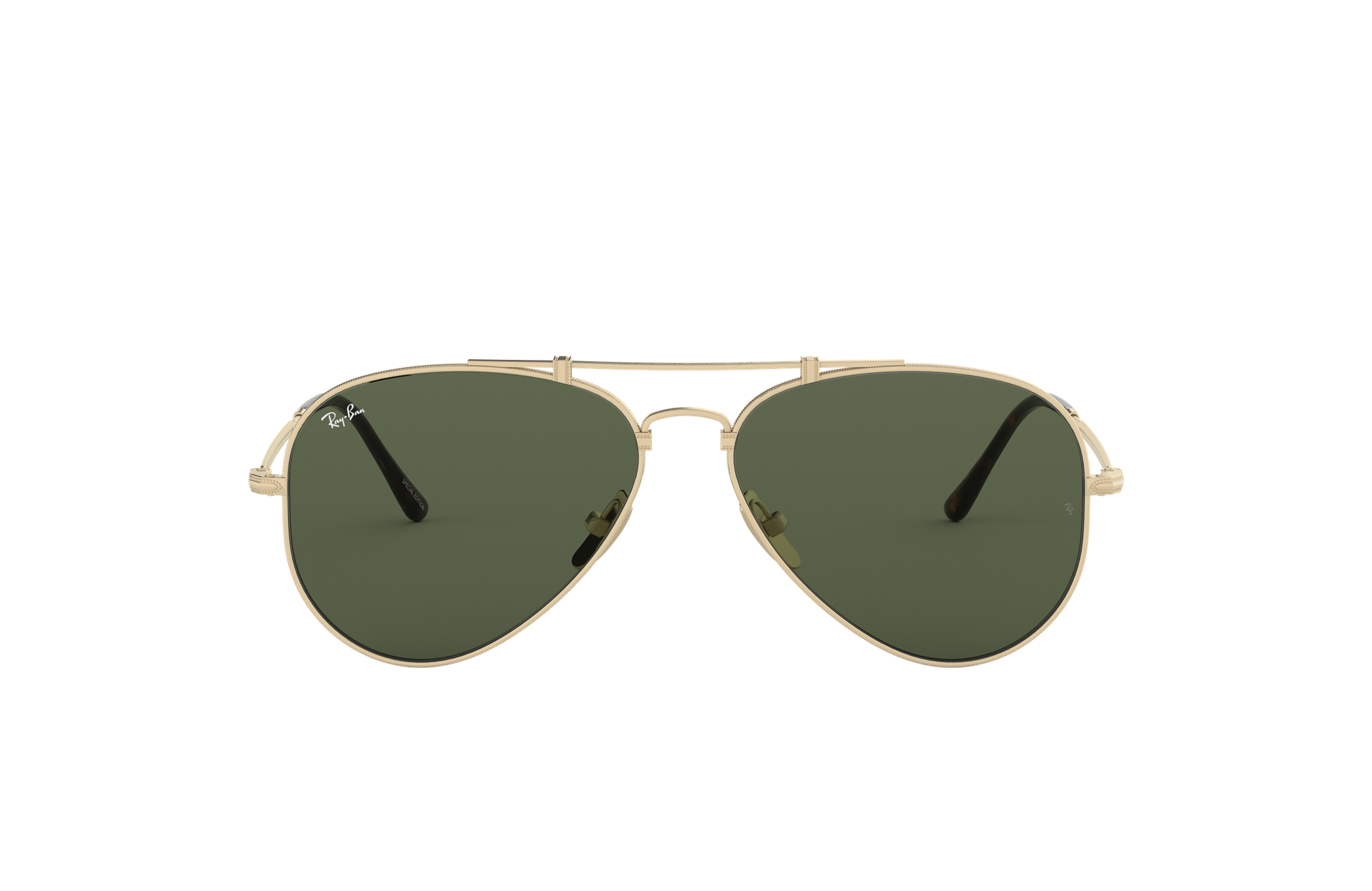 ray ban aviator titanium polarized