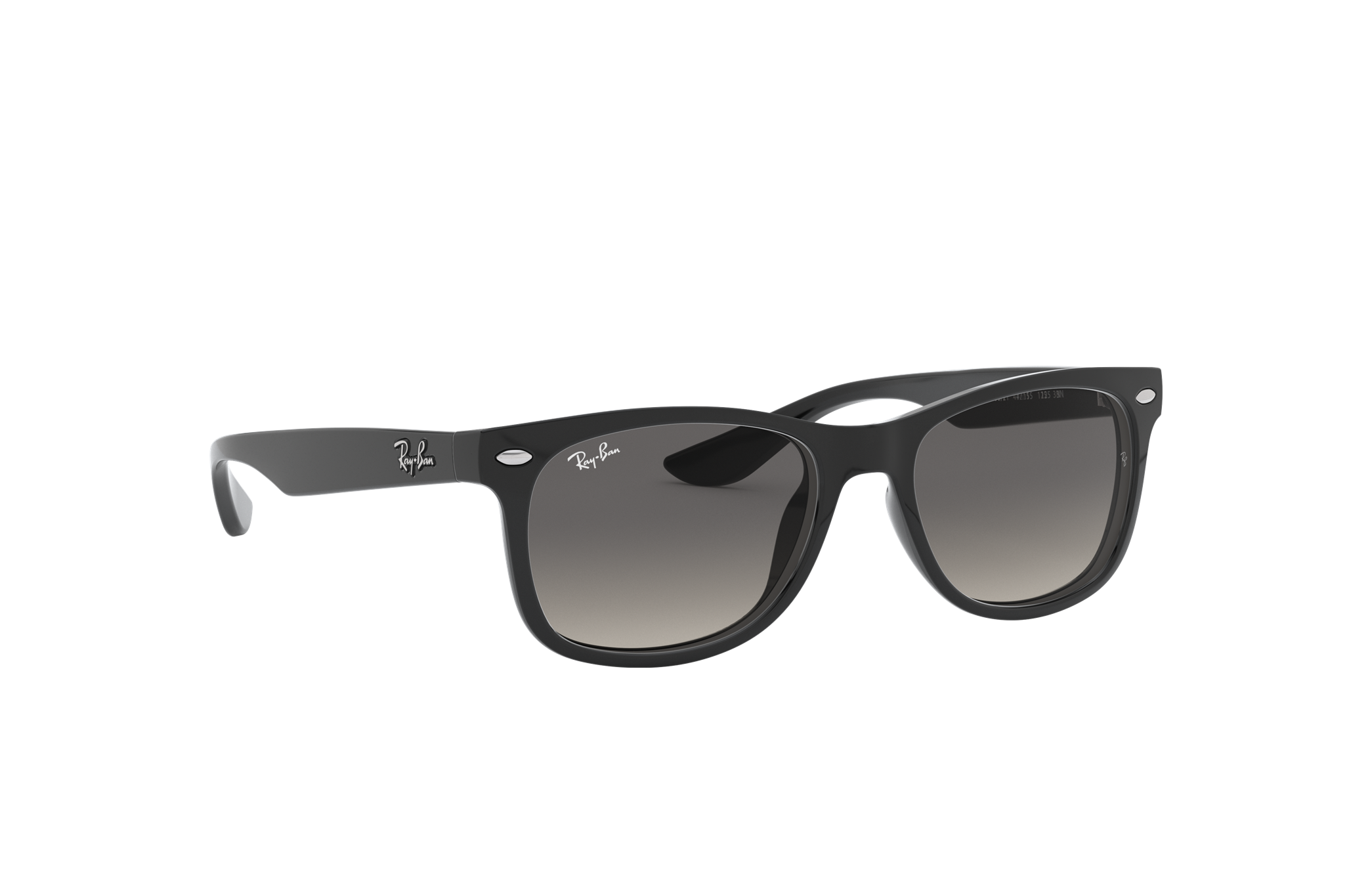 New Wayfarer Kids Sunglasses in Black and Grey | Ray-Ban®