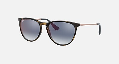 小物 Ray-Ban ERIKA L ERIKA KIDS Sunglasses in Havana and Green Mirror Lillac - RB9060SF