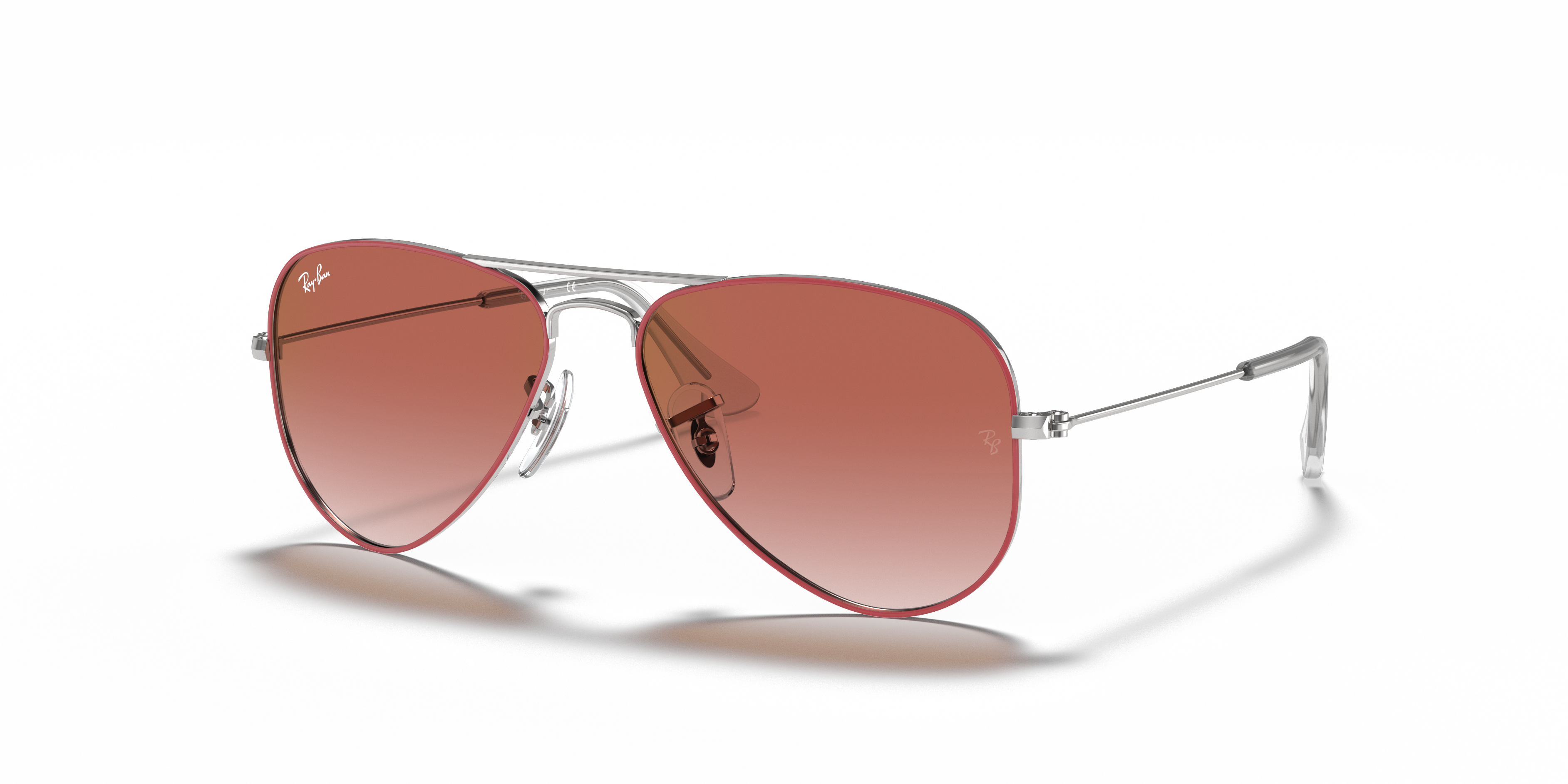 red ray ban aviator sunglasses