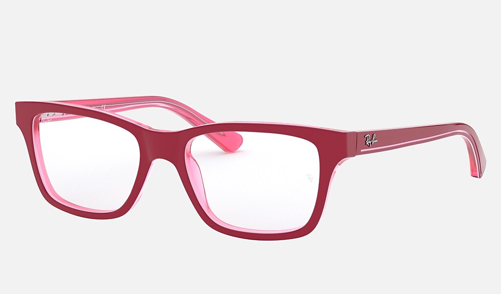 Rb1536 Optics Kids Eyeglasses with Bordeaux On Pink Frame | Ray-Ban®