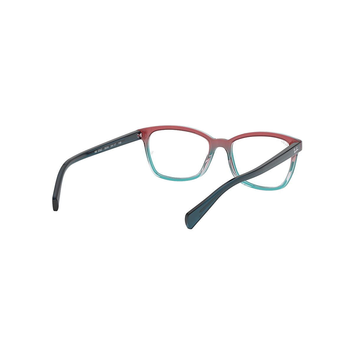 RB5362 OPTICS Eyeglasses with Burgundy White & Blue Frame RB5362 OPTICS Eyeglasses with Burgundy White & Blue Frame