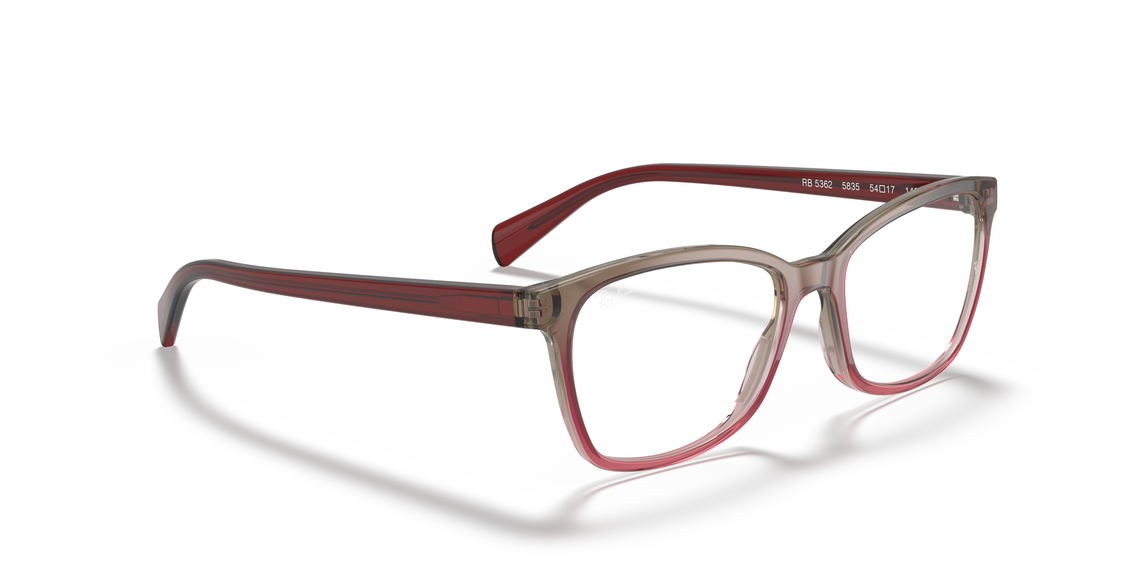 burgundy ray ban eyeglasses