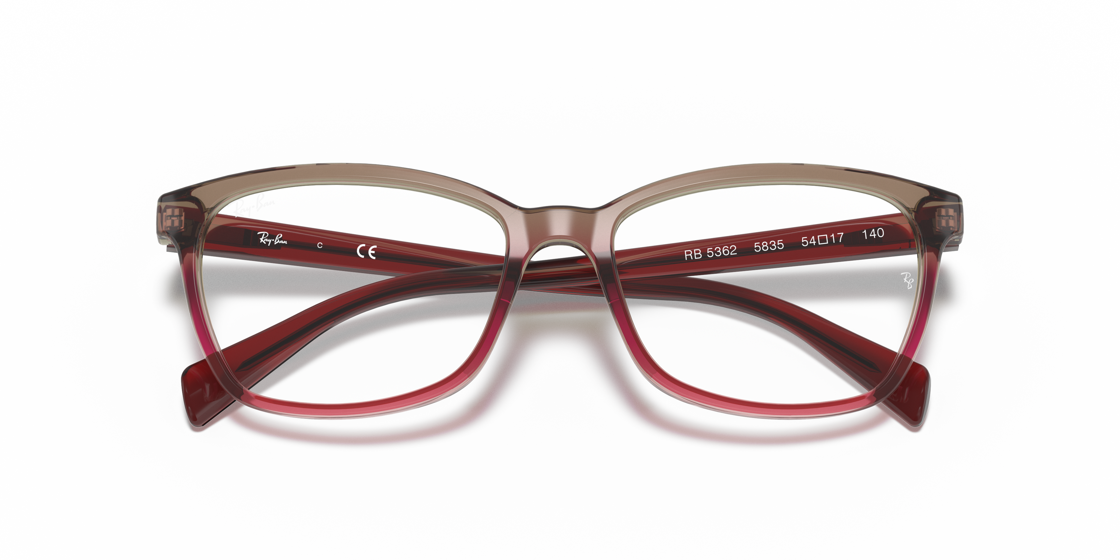 burgundy ray ban eyeglasses