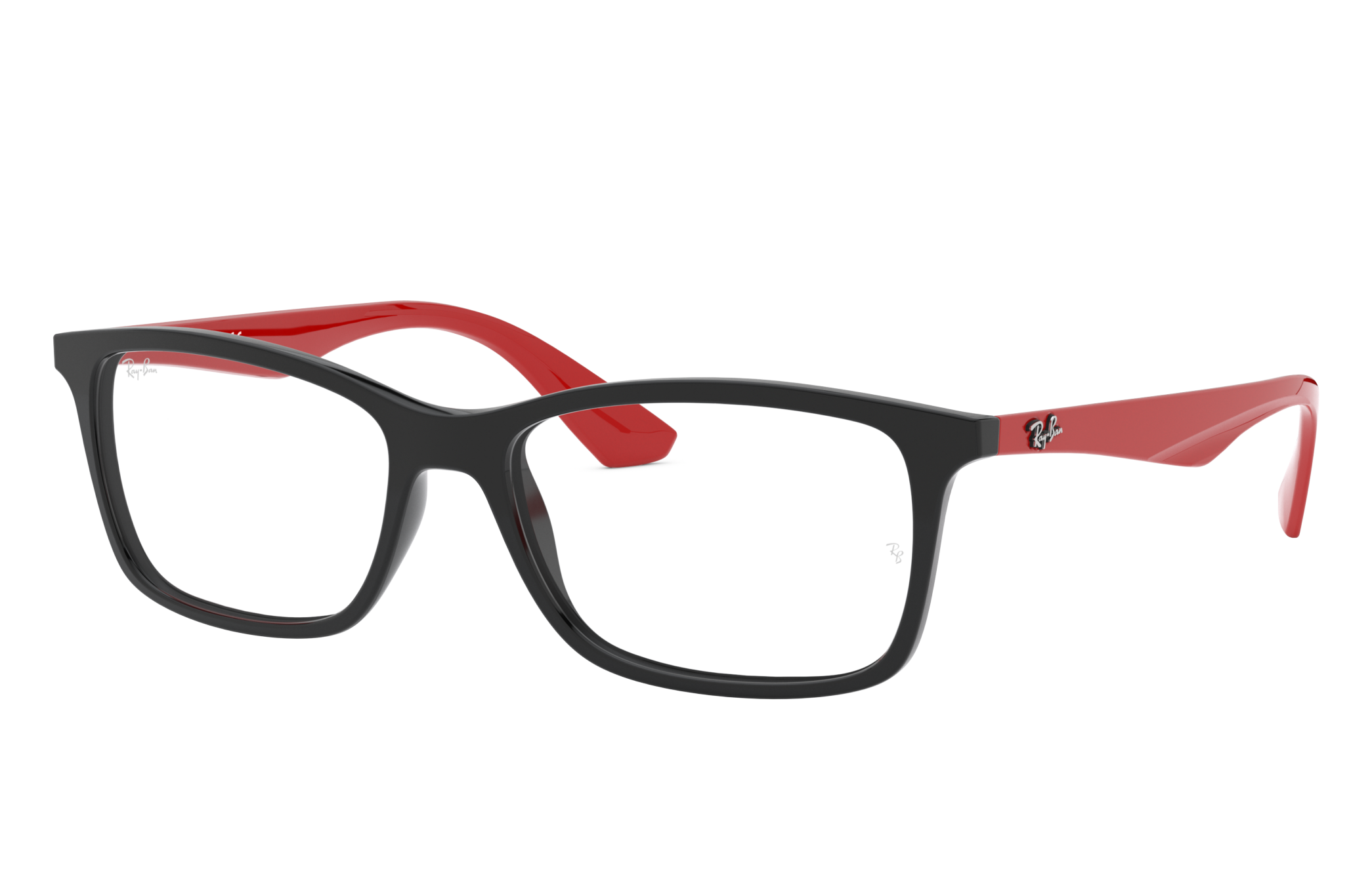 ray ban black transparent frame