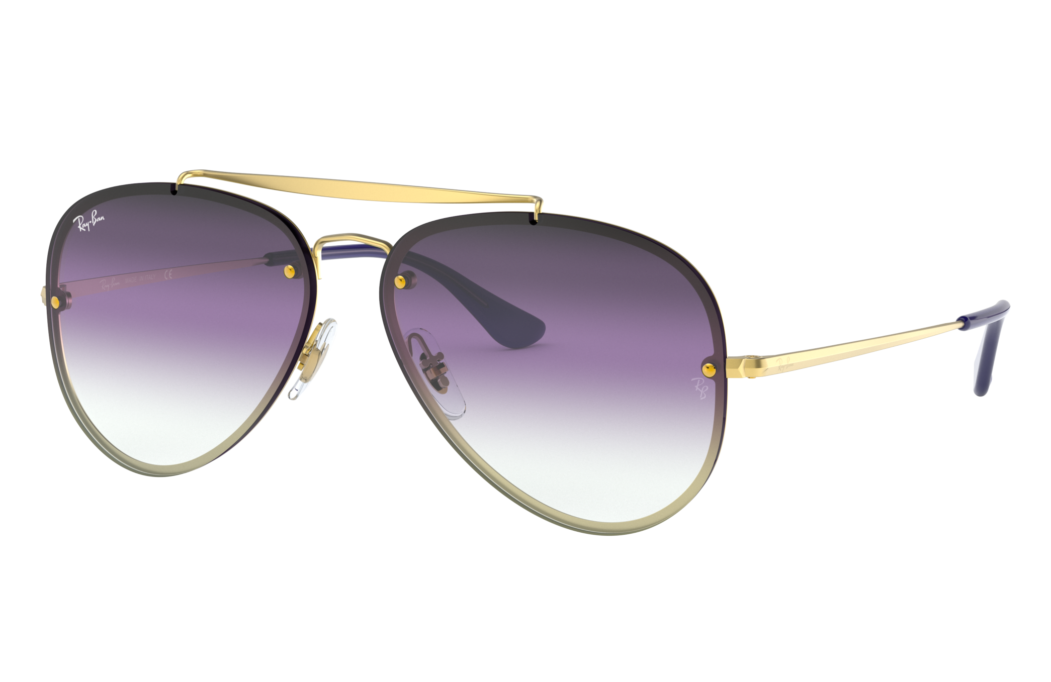 ray ban aviator violet