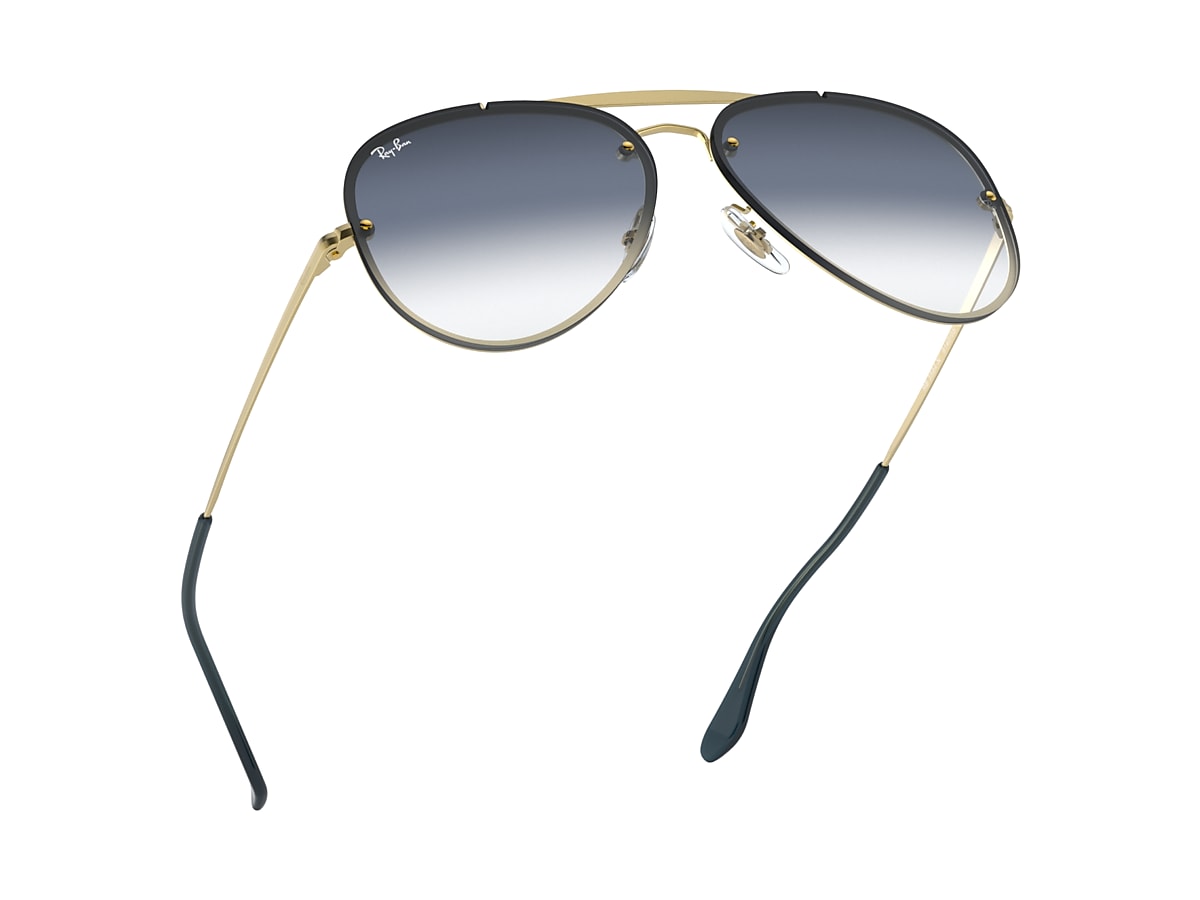 BLAZE AVIATOR Sunglasses in Gold and Blue & Grey - RB3584N | Ray