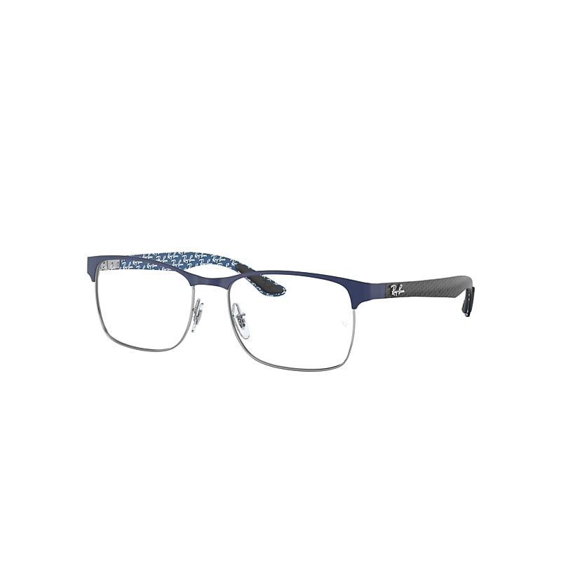 Ray-Ban Rb8416 Optics Eyeglasses Black Frame Clear Lenses Polarized 55-17