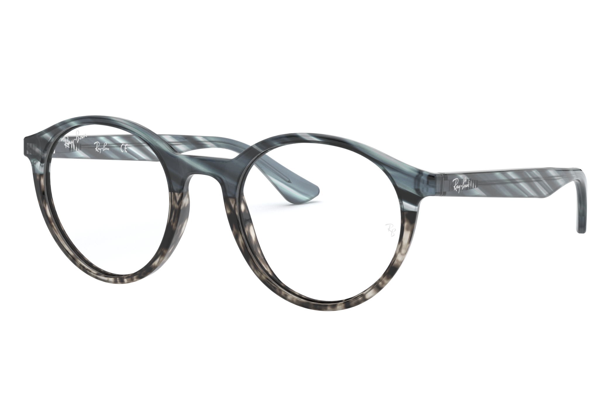 Rb5361 Optics Eyeglasses with Striped Blue Grey Frame - RB5361F | Ray-Ban®
