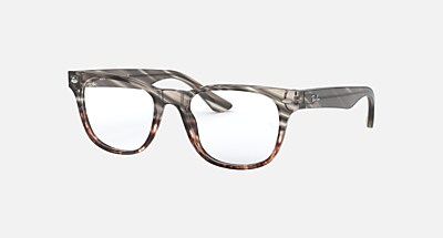 RB5359 OPTICS Eyeglasses with Striped Blue Grey Frame  display picture 1