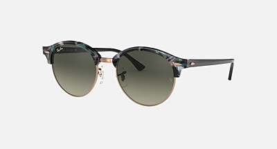 CLUBROUND FLECK Sunglasses in Grey and Violet and Light Blue