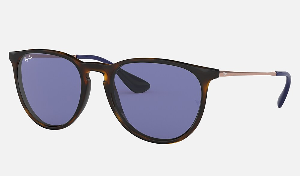 ERIKA COLOR MIX Sunglasses in Havana and Dark Violet Classic