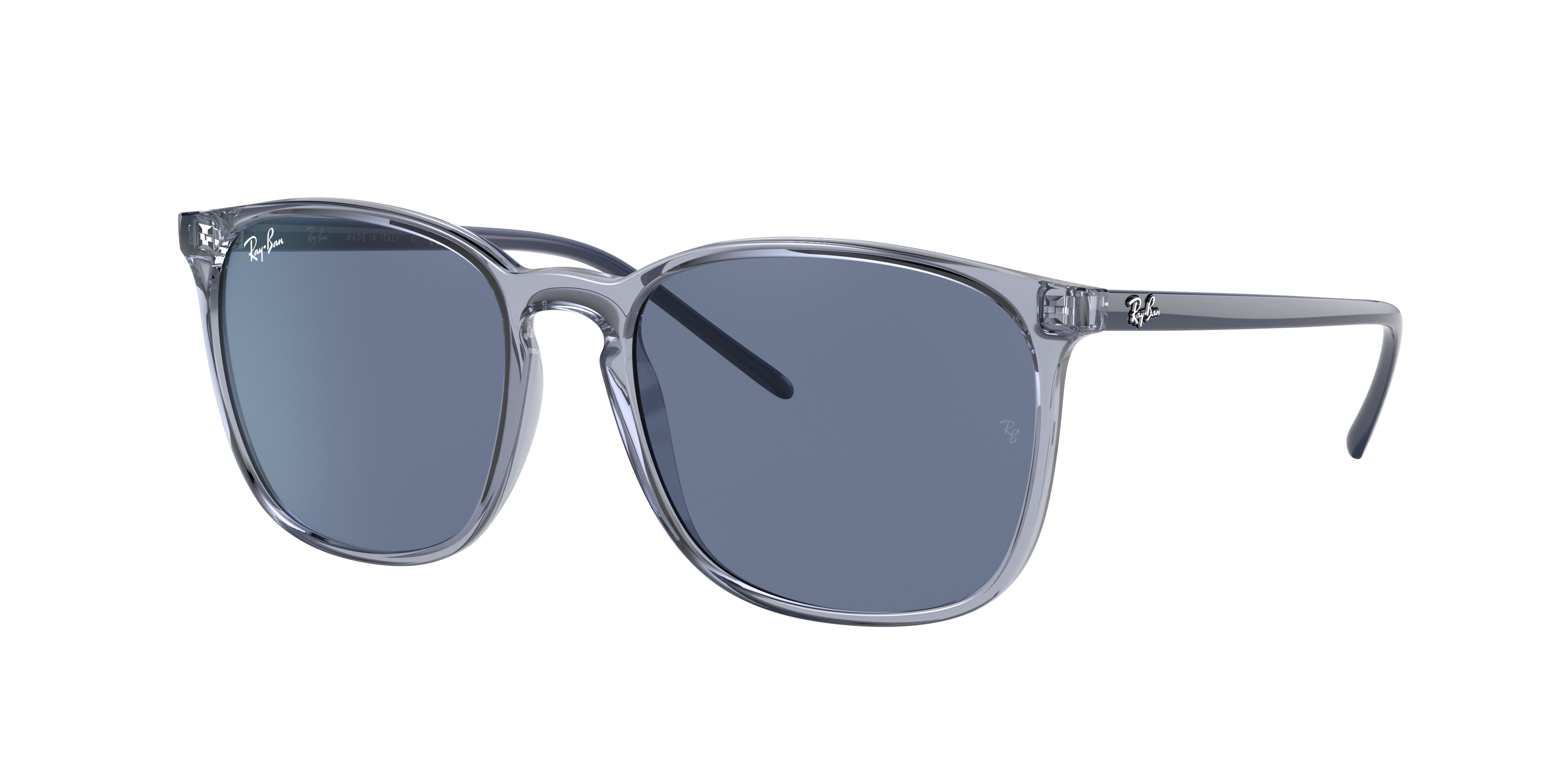 Rb4387 Sunglasses in Transparent Blue and Dark Blue | Ray-Ban®