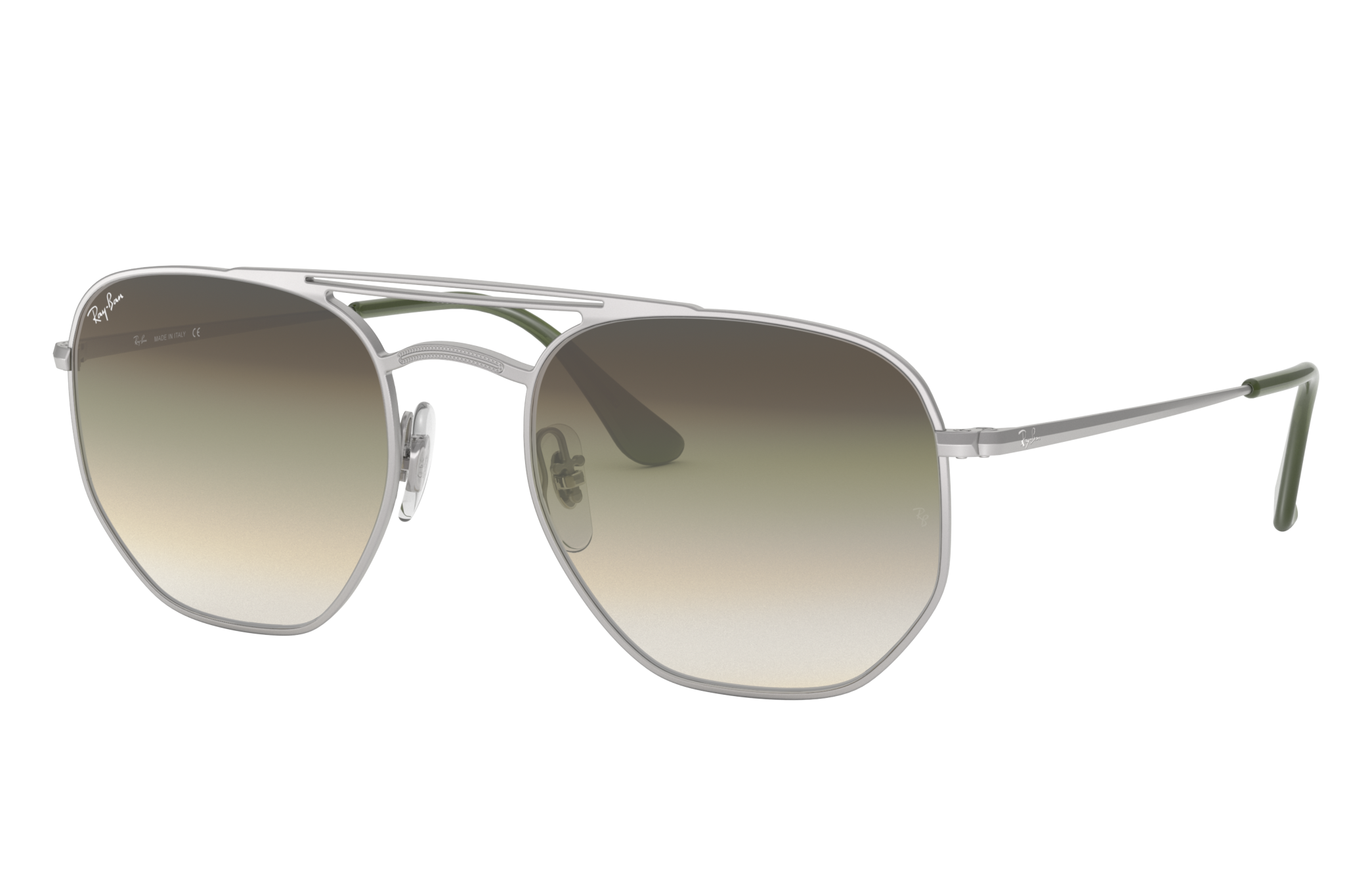 Rb3609 Sunglasses in Silver and Green - RB3609 | Ray-Ban®