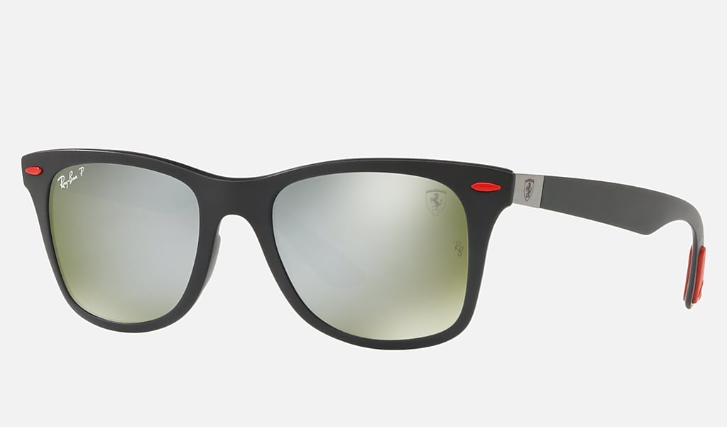 Scuderia Ferrari Brazil Limited Edition Sunglasses in Black and Silver  Chromance | Ray-Ban®