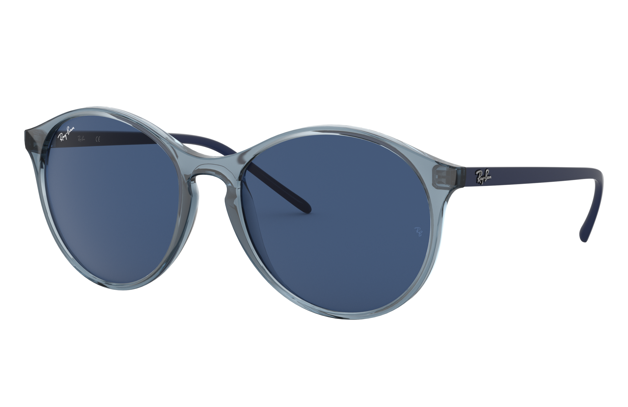 Transparent Blue Sunglasses in Blue and Rb4371 RB4371F RayBan®