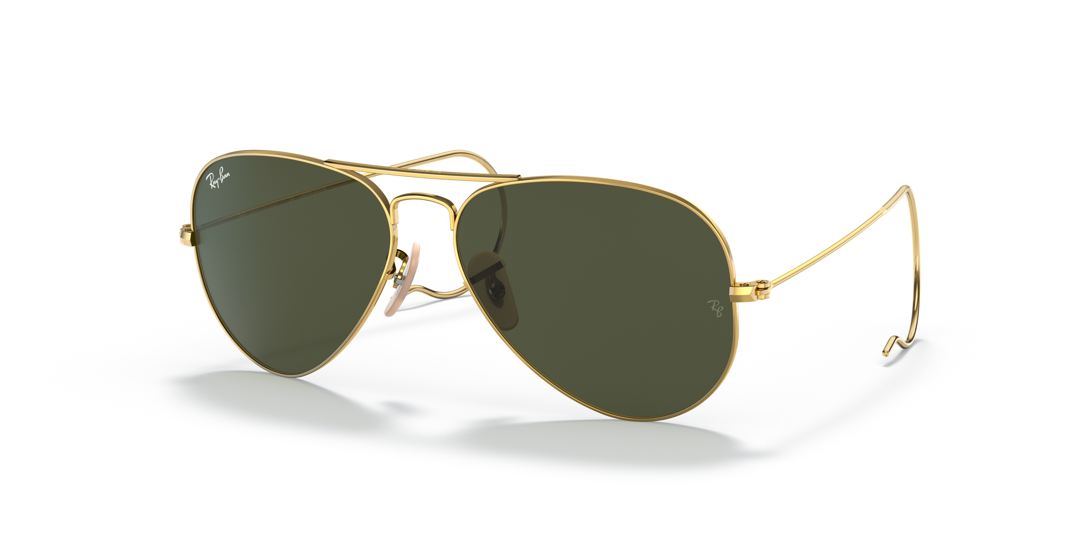 Occhiali da Sole Aviator Reloaded in Oro e Verde | Ray-Ban®