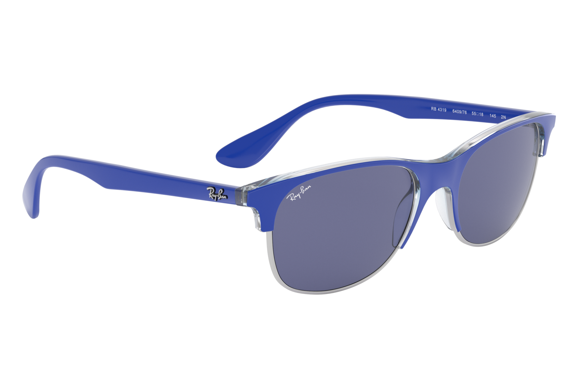 Rb4319 Sunglasses in Light Blue and Dark Violet | Ray-Ban®