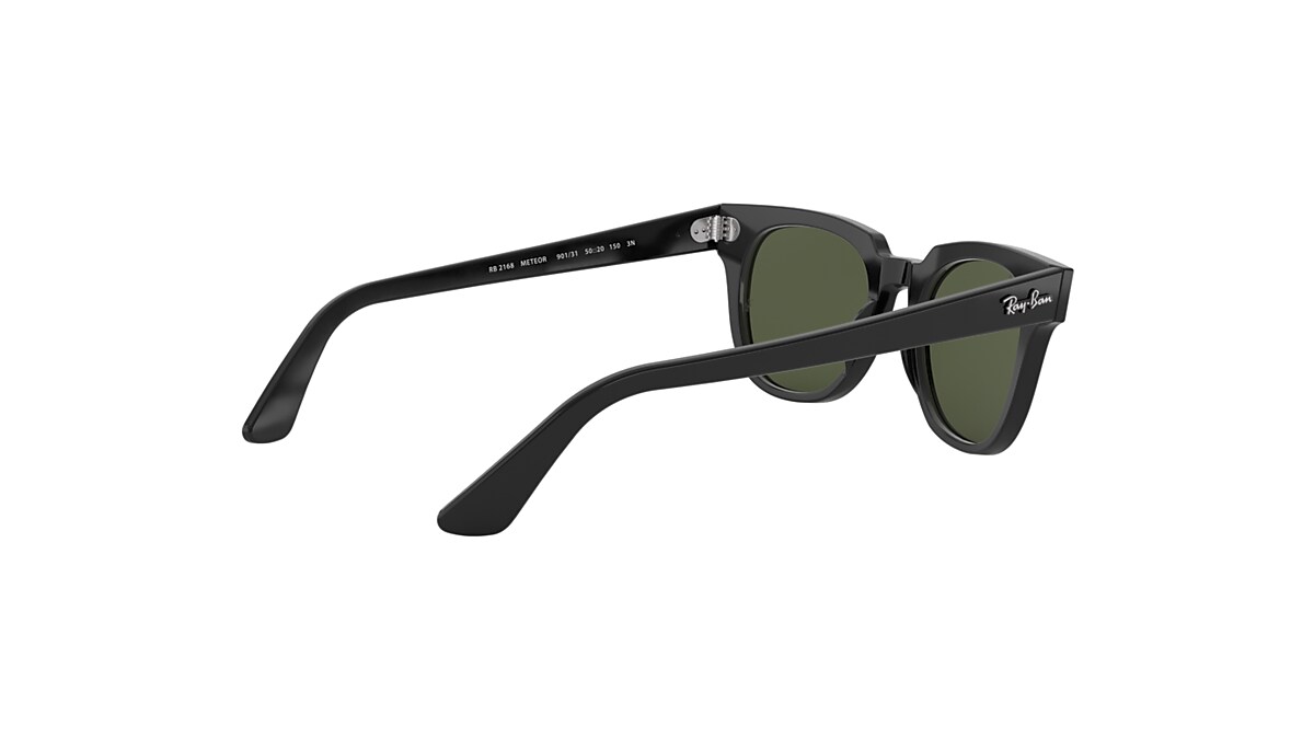METEOR CLASSIC Sunglasses in Black and G-15 Green - RB2168