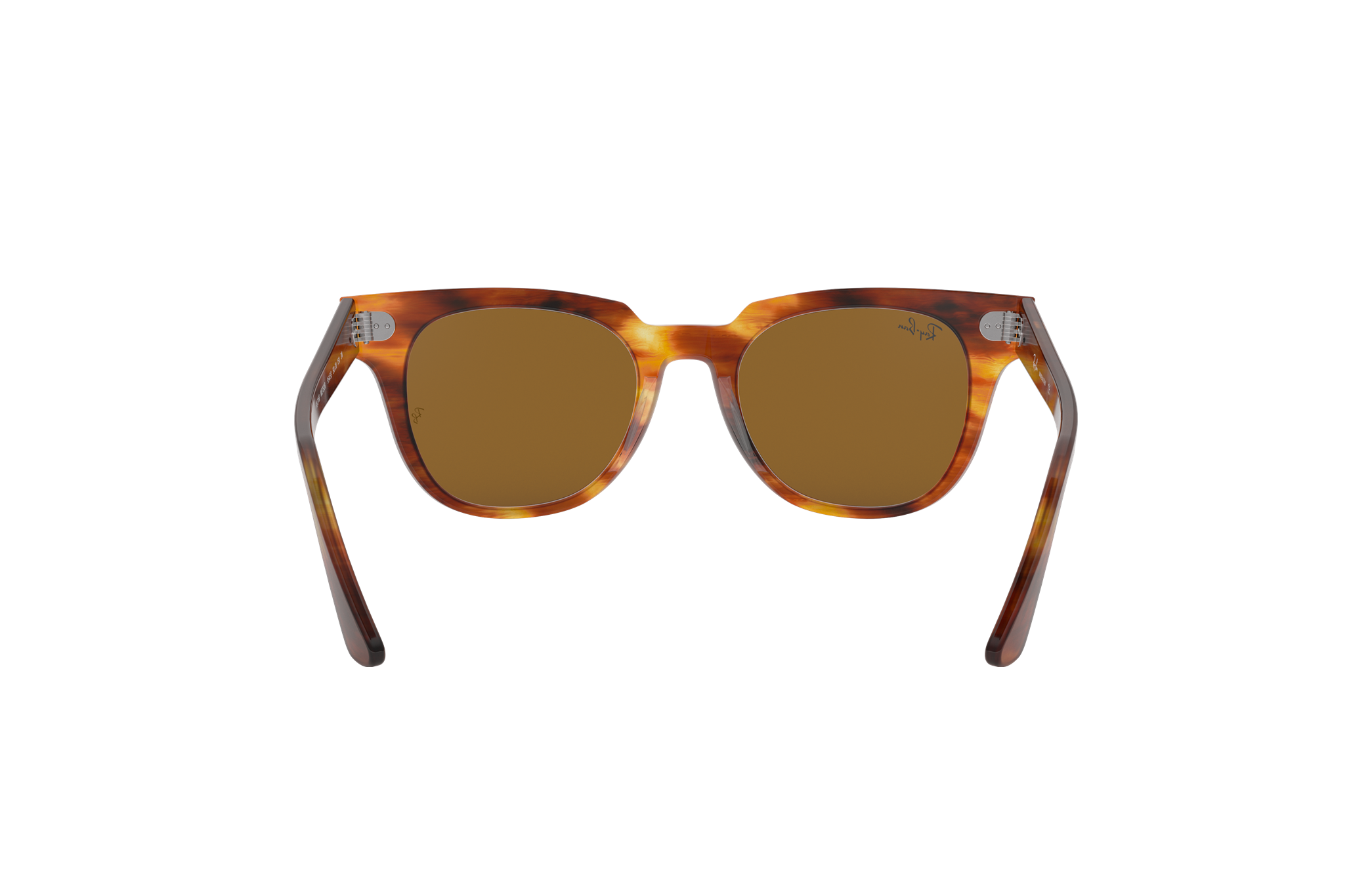 Meteor Classic Sunglasses in Striped Havana and Brown | Ray-Ban®