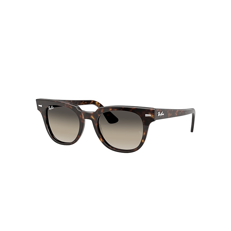 Ray-Ban Meteor Classic Sunglasses Tortoise Frame Grey Lenses 50-20
