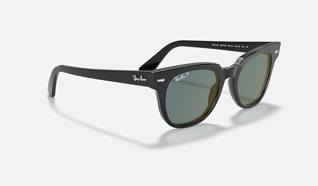 speler ijs Jaarlijks Meteor Classic Sunglasses in Black and Grey | Ray-Ban®