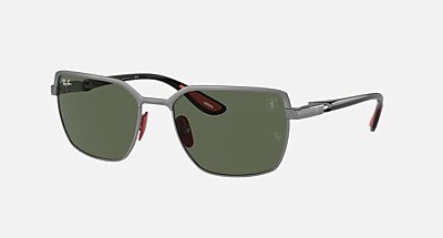 RB3743M SCUDERIA FERRARI COLLECTION Sunglasses in Gunmetal On