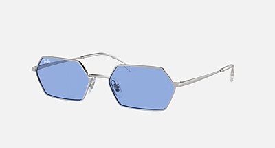 YEVI BIO-BASED Sunglasses in Silver and Blue - RB3728 | Ray-Ban®