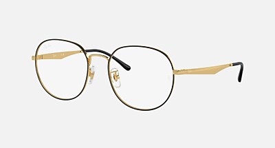 希少　オールドRay-Ban RB6517D OPTICS Eyeglasses with Black On Silver Frame - RB6517D