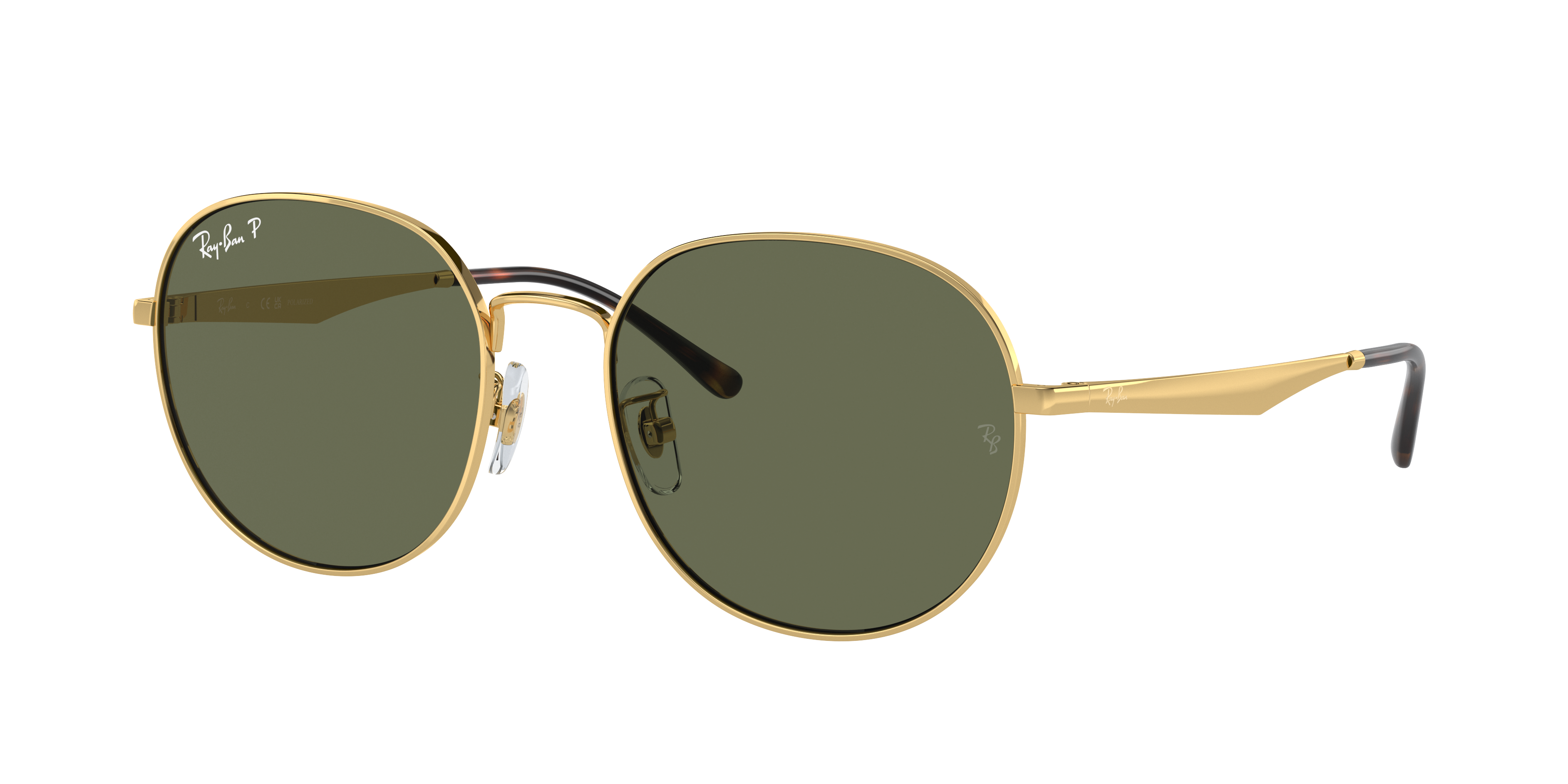 Arista Gold Sunglasses in Dark Green and Rb3727d - RB3727D | Ray-Ban®