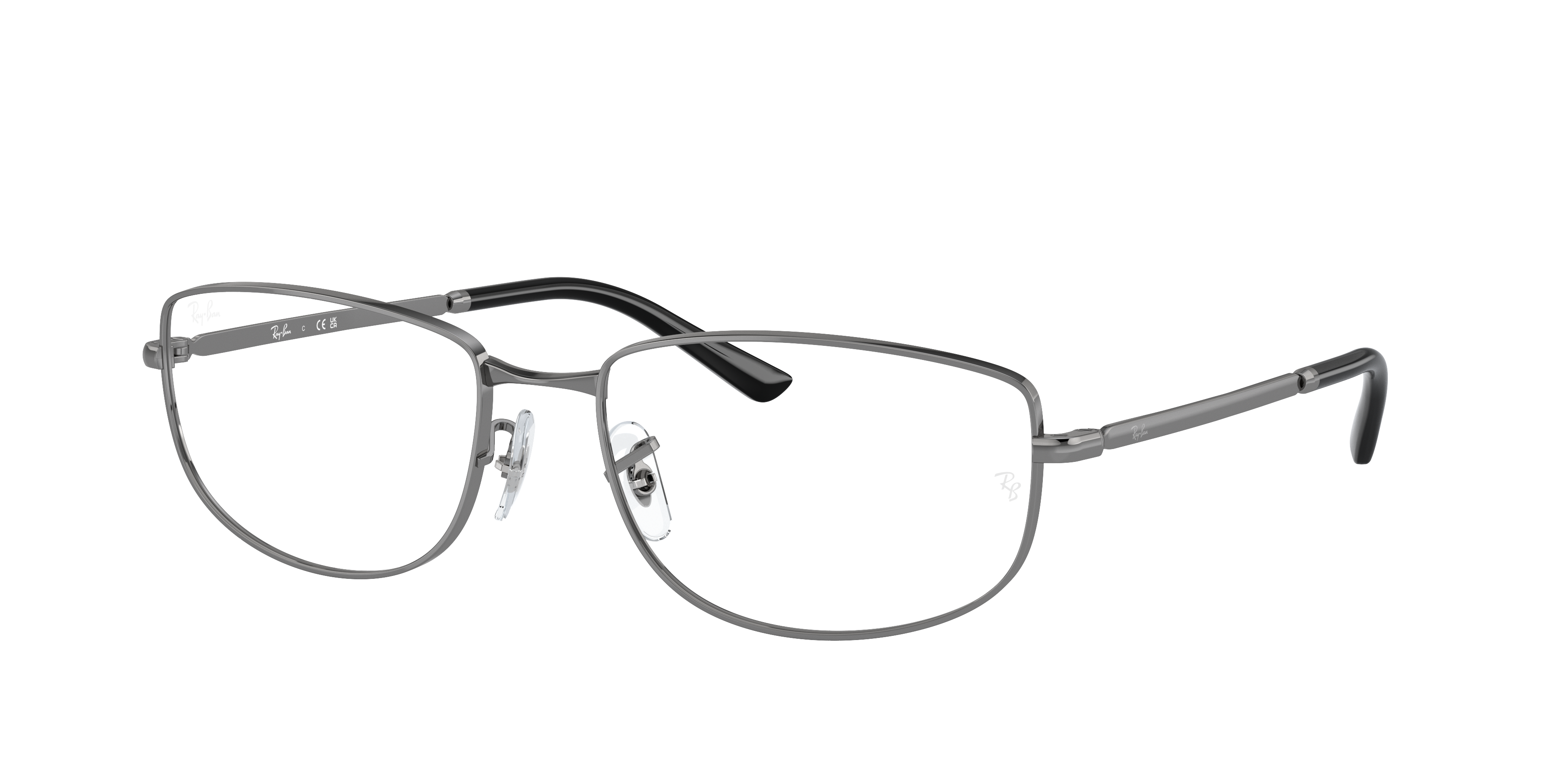 Ray Ban Rb3732v Rb3732v Optics Eyeglasses with Polished Gunmetal Frame - RB3732V | Ray ...