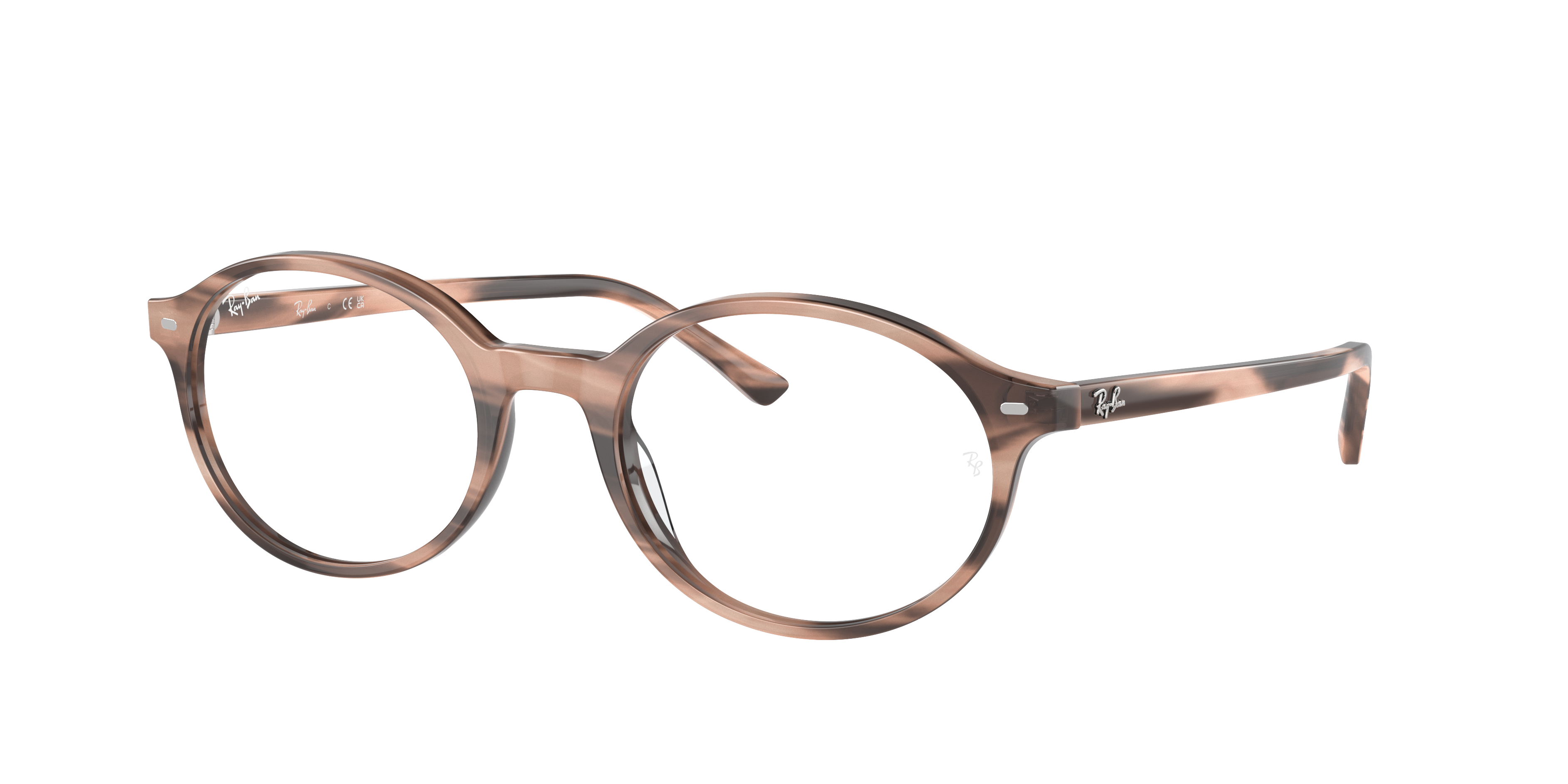 German Optics Eyeglasses with Striped Pink Frame RB5429 RayBan®