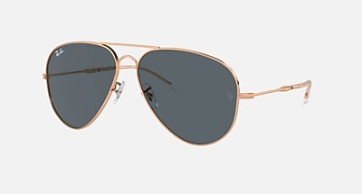 Ray Ban AVIATOR CLASSIC Sunglasses Polished Arista Gold Frames Size 58-14 AVIATOR CLASSIC Sunglasses in Arista Gold and Brown - RB3025  main image 4