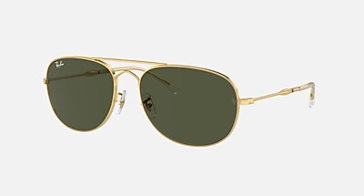 BAIN BRIDGE Sunglasses in Arista Gold and Clear & Brown (57-17